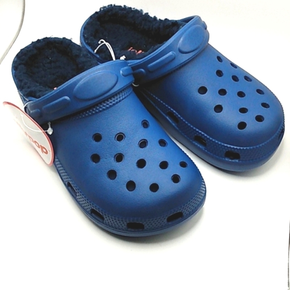 JELLYPOP GIRLS MULES CLOGS - Blue Croc inspired Kids Shoes - Size 1 NWT